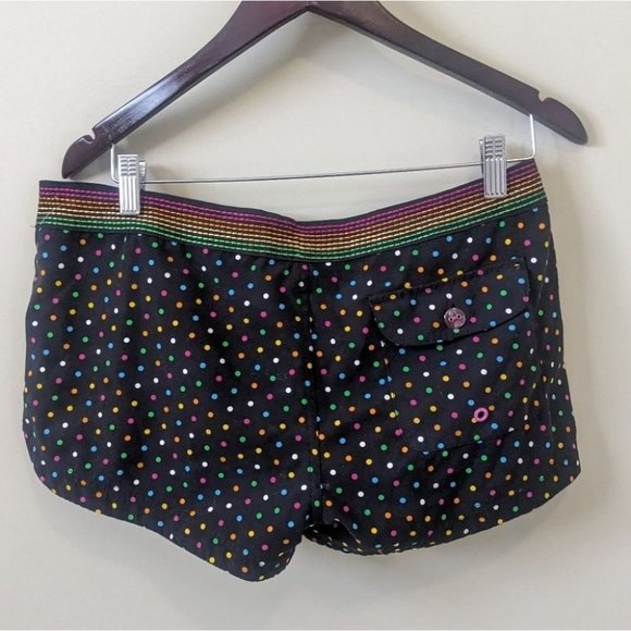 Roxy Shorts Colorful  Poka Dots Y2K - Picture 2 of 6